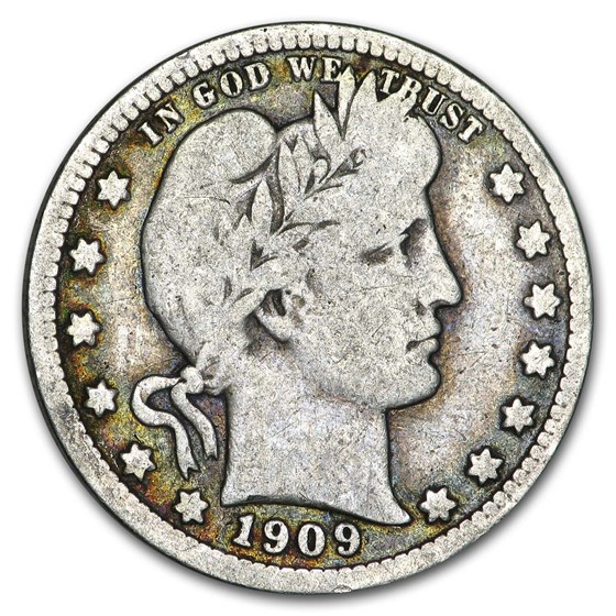 1909 Barber Quarter Good/VG 1909 Barber Quarter Good/VG